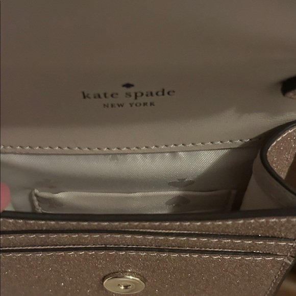 Kate Spade Sparkle Crossbody Bag - Pink & Gold. - Picture 5 of 5